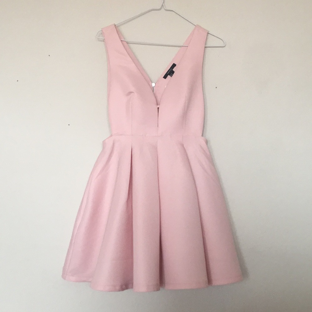 FOREVER 21 Pink A-line flared dress